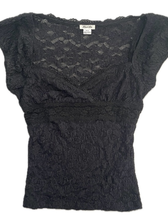 Kimchi Blue Tops - ✰ Kimchi Blue Black Lace Short Sleeve Tee ✰
